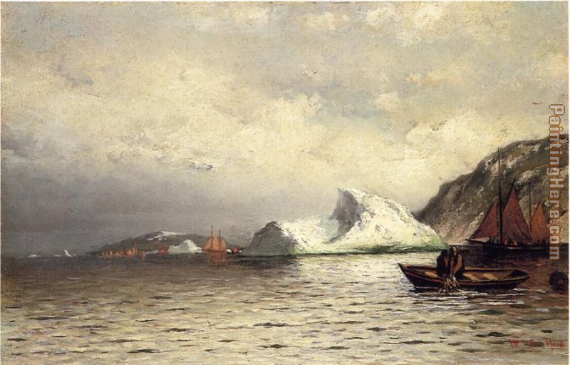 Pulling in the Nets painting - William Bradford Pulling in the Nets art painting